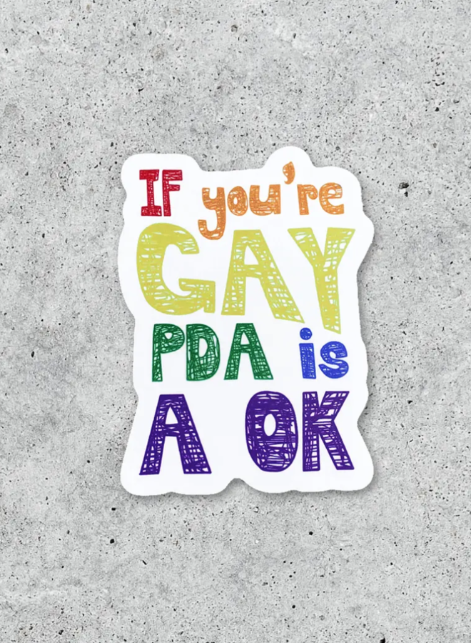 PDA is OK Sticker