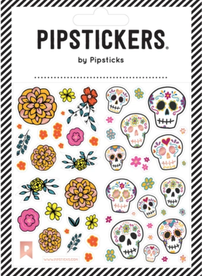 Floral Calaveras Sticker
