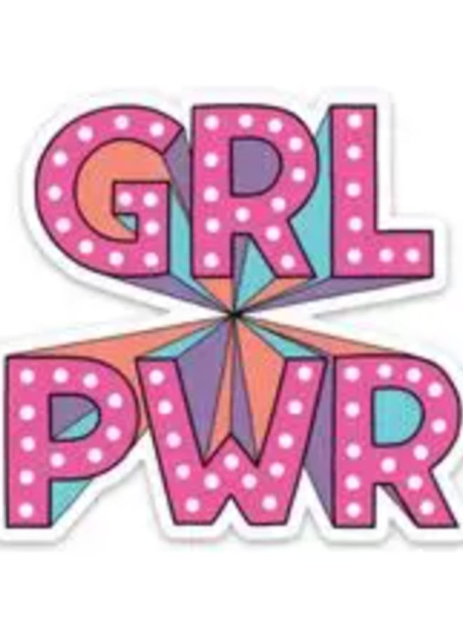 GRL PWR Sticker