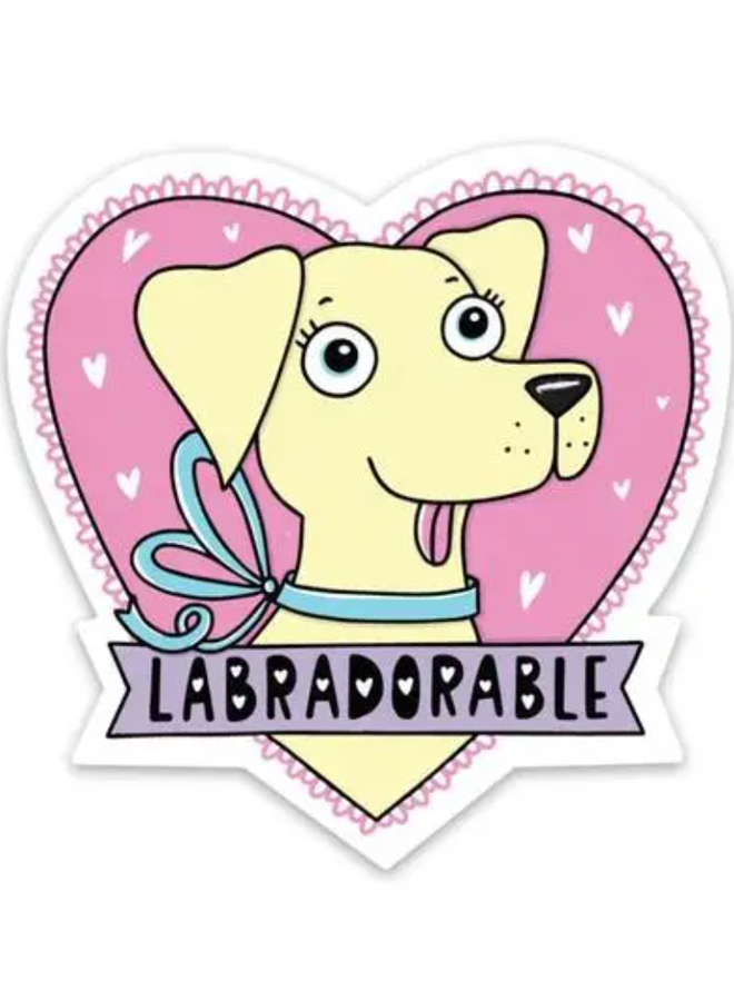 Labradorable Sticker - Yellow