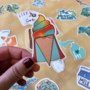 Superman Ice Cream Michigan Sticker