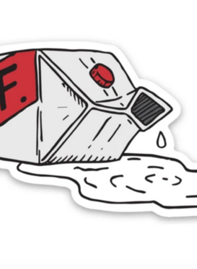 Oof Spilled Milk Sticker