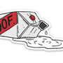 Oof Spilled Milk Sticker