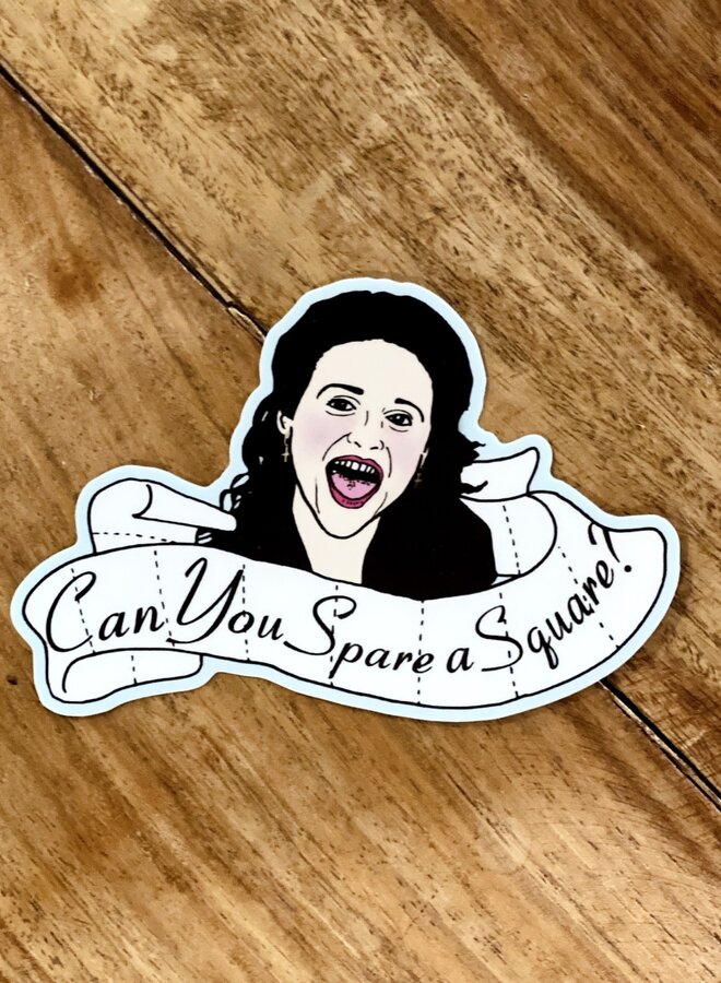 Spare A Square Sticker