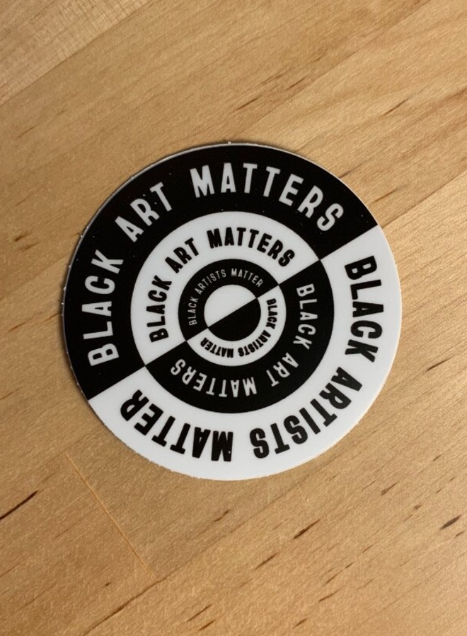 Black Art Matters Matte Sticker