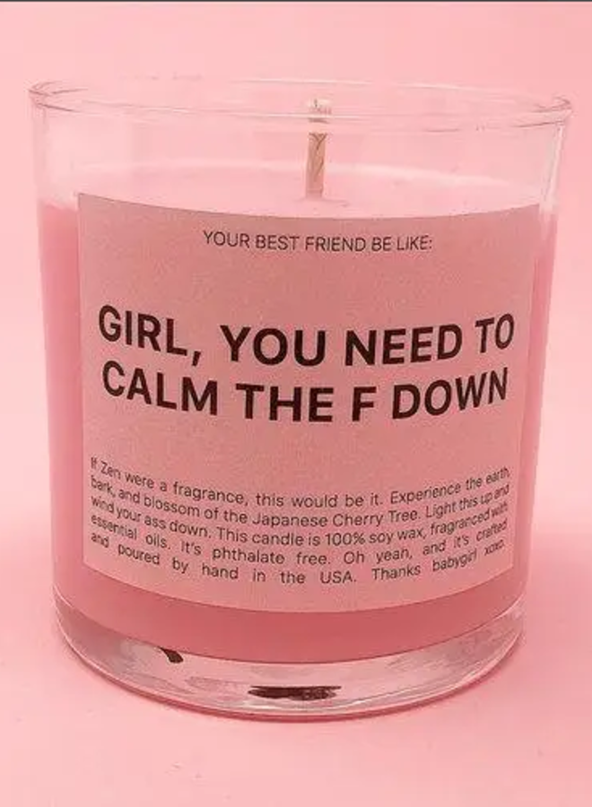 Calm Down Candle