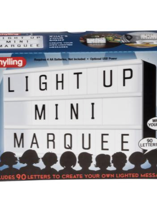 Light Up Mini Marquee
