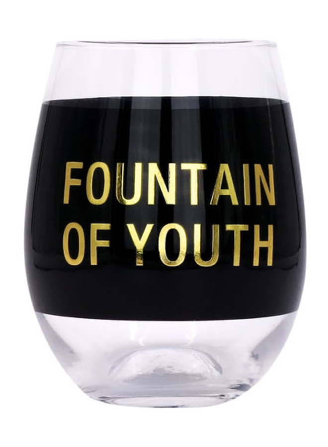 Fountain Of Youth Wine Glass