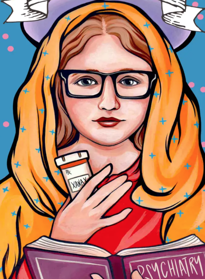 Saint Therapia Sticker