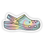 Tie Dye Croc Sticker