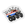 Monster Truck Merica Sticker