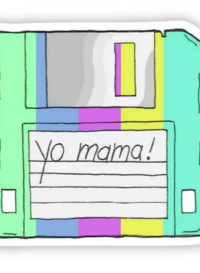 Yo Mama 90s Sticker