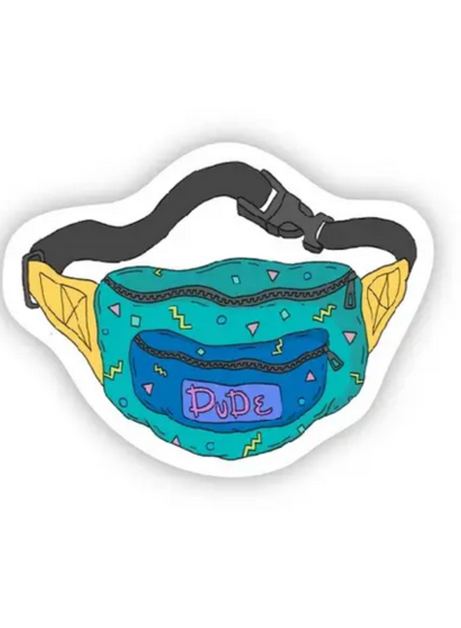 Dude 90s Sticker