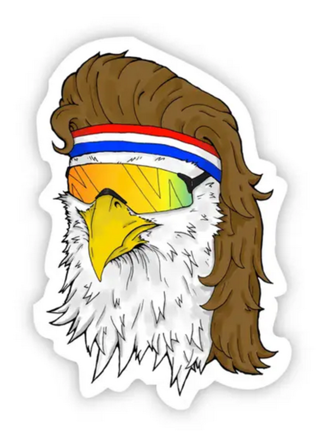 Merica Eagle Sticker
