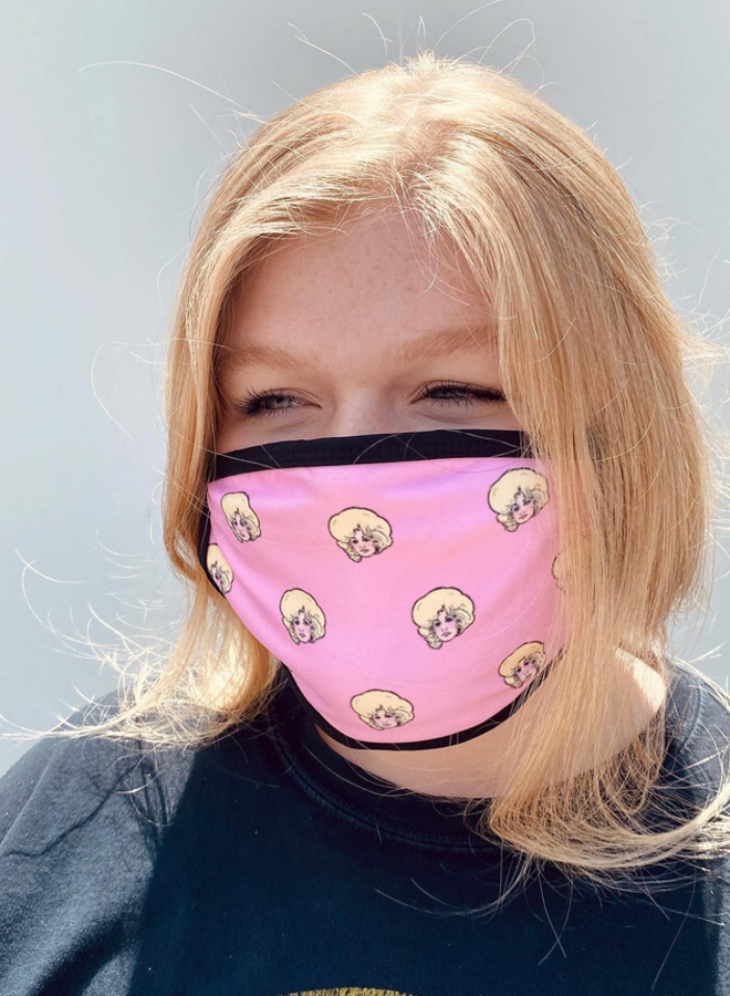 Dolly Parton Face Mask