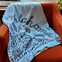 Oklahoma Bandana Sherpa Fleece Blanket