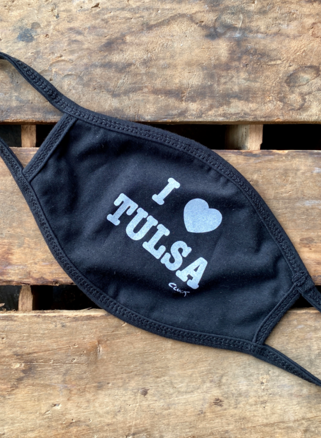 I Heart Tulsa Face Mask