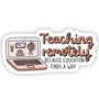 Teaching Remotely Sticker