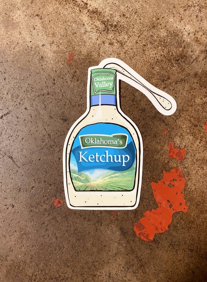 Oklahoma's Ketchup Sticker