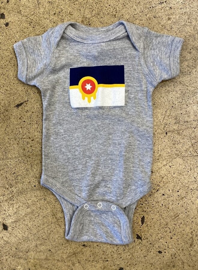 Tulsa Flag Onesie