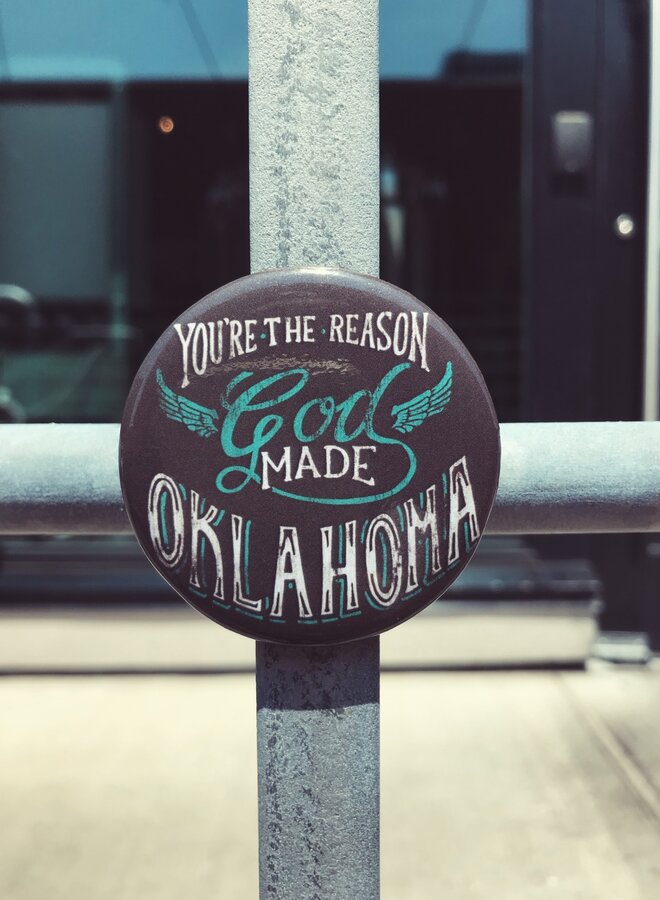 God Made Oklahoma Magnet