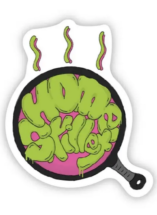 Home Skillet 90's Sticker