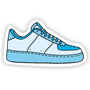 Sneaker Blue Aesthetic Sticker