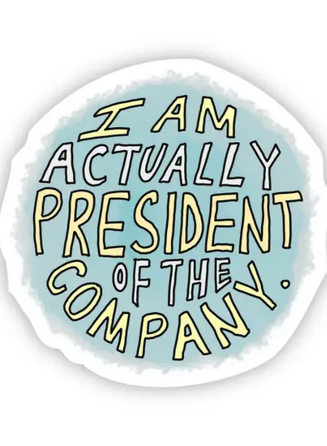 I Am Actually President Of The Company TikTok