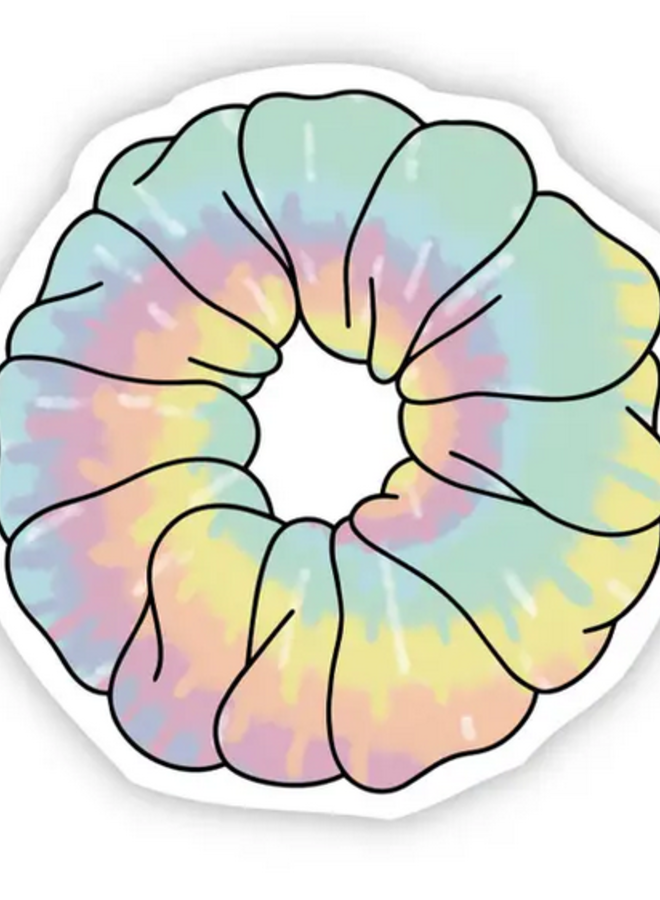 Tie Dye Scrunchie Sticker
