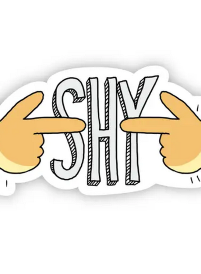 Shy TikTok Sticker