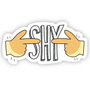 Shy TikTok Sticker