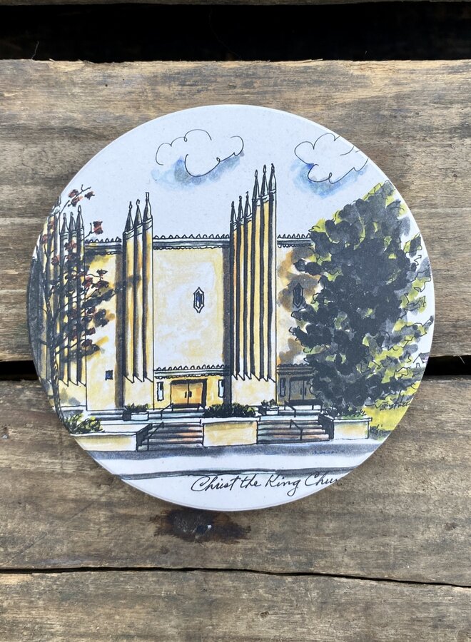 Christ the King Church Coaster
