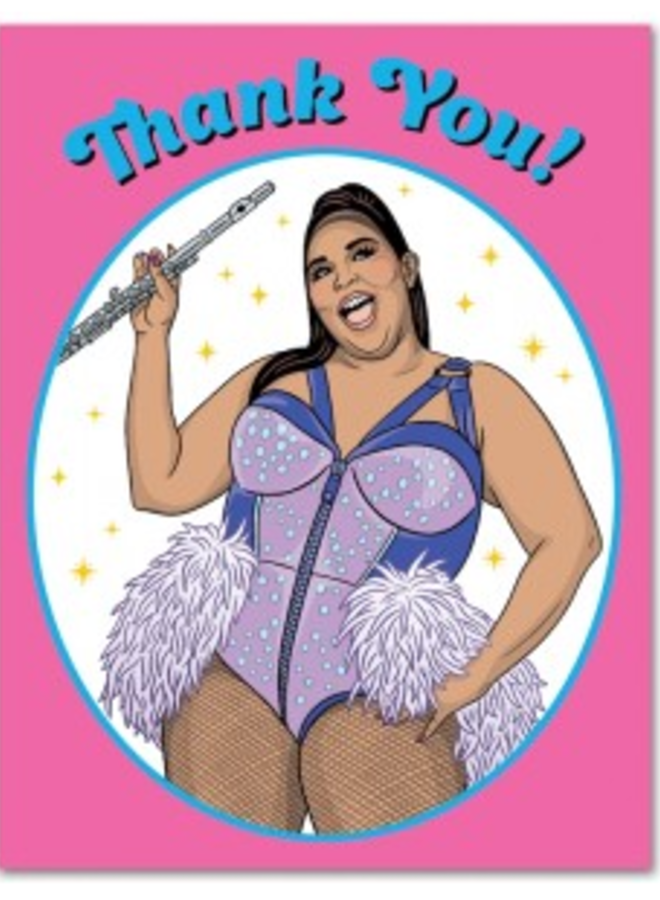 Lizzo Thank You Card