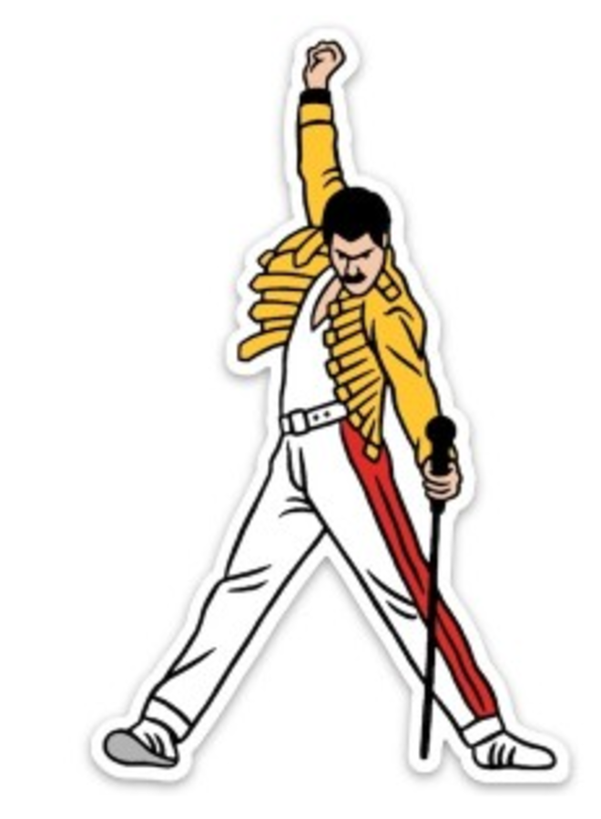 Freddie Yellow Suit Sticker