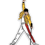Freddie Yellow Suit Sticker