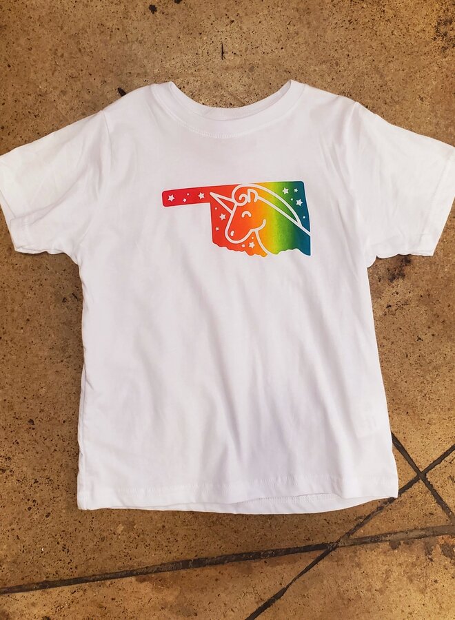 Youth Rainbow Unicorn Tshirt