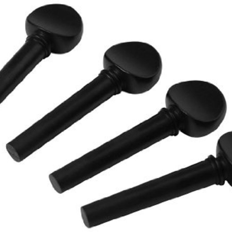 Set of Violin 3/4 Size Pegs In Ebony