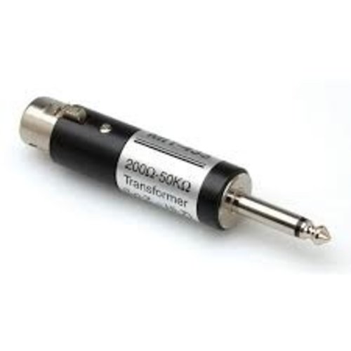 Hosa Hosa - Impedance Transformer, XLR3F to 1/4 in TS Hosa Hosa - Impedance Transformer, XLR3F to 1/4 in TS