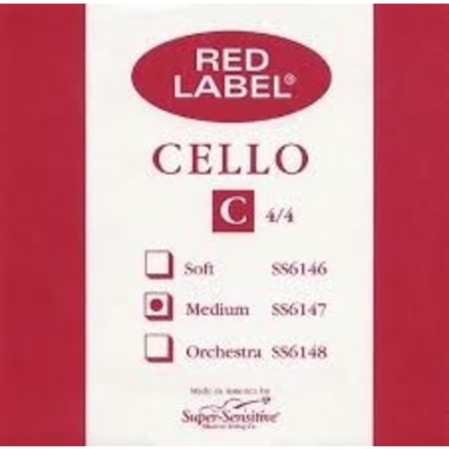 Red Label Cello C 4/4 MD Single String