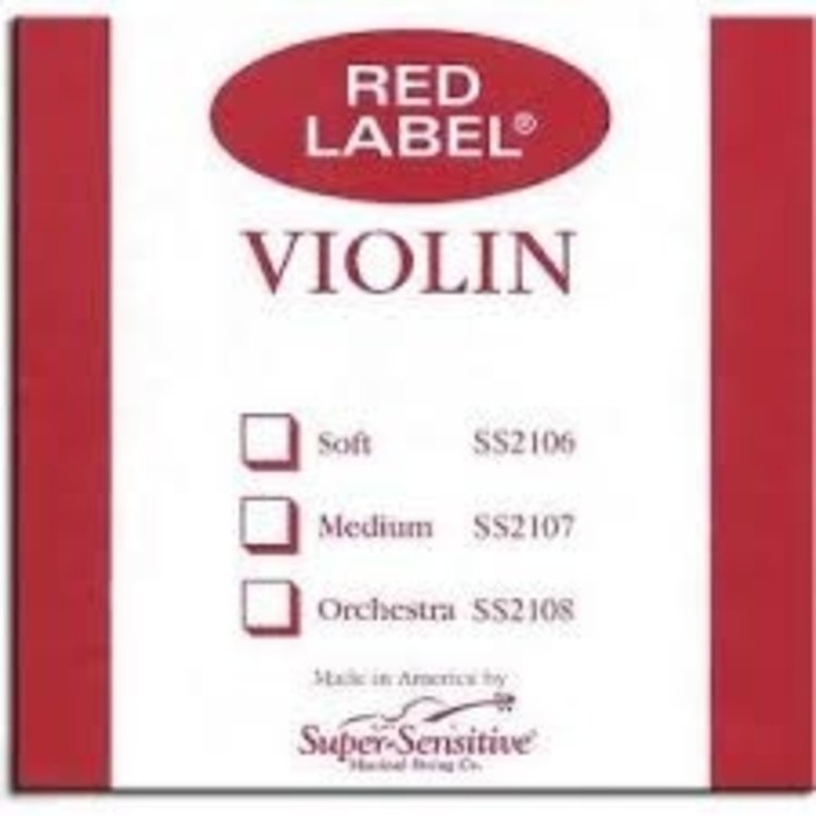 Red Label Violin D String 4/4