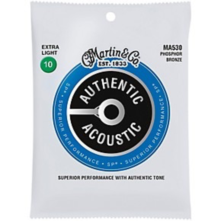 Martin Martin Authentic Acoustic SP Phosphor Bronze Extra Light, 10-47