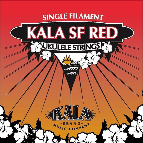 Kala Kala SF Red Concert Ukulele Single Filament Strings Kala Kala SF Red Concert Ukulele Single Filament Strings