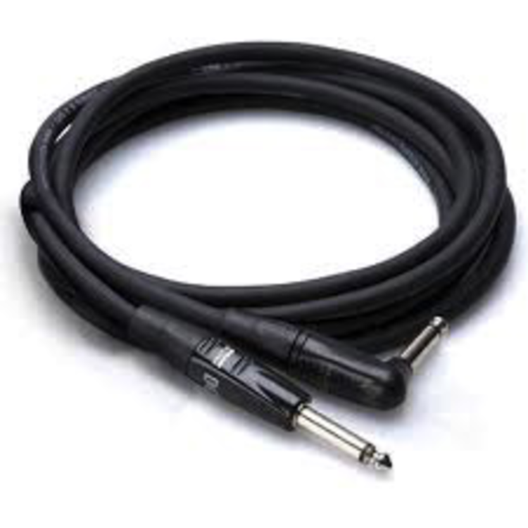 Hosa Pro Hosa Pro - Pro Guitar Cable, REAN Straight to Right-angle, 5 ft