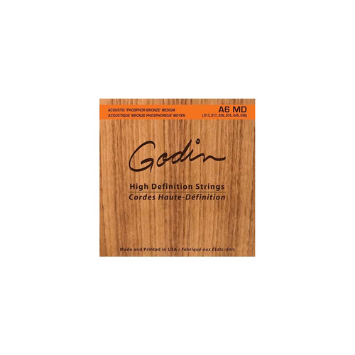 Godin Godin A6 MD .013 Phosphor Bronze Acoustic Strings