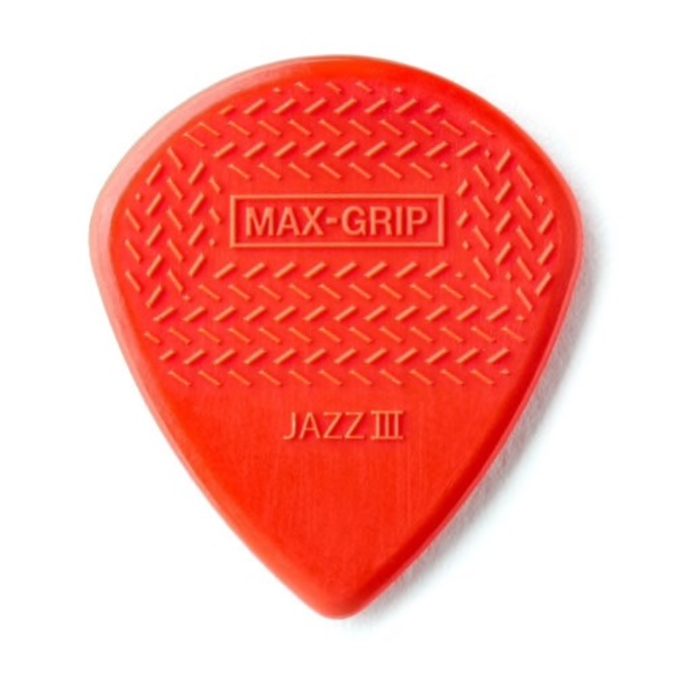 Dunlop Dunlop Max Grip Jazz III Nylon Guitar Picks — 6-Pack