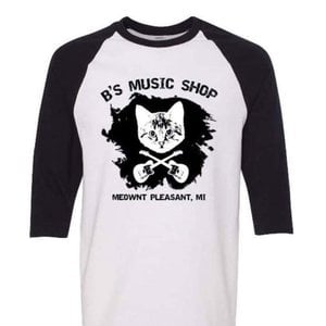 B's Music Shop B's Music Shop Baseball T-Shirt