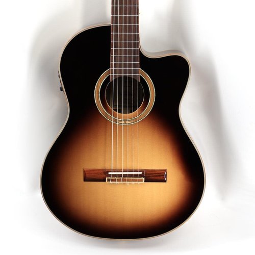 Ortega Ortega RCE158SN-TSB - Solid Top Acoustic/Electric Nylon String Guitar - Performer Series - w/ Bag