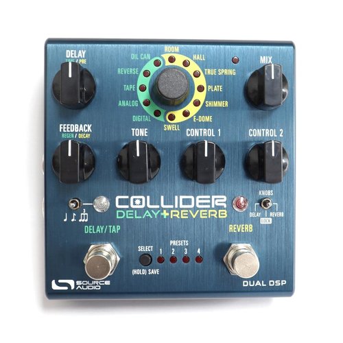 Source Audio Source Audio Collider Delay+Reverb Source Audio Source Audio Collider Delay+Reverb