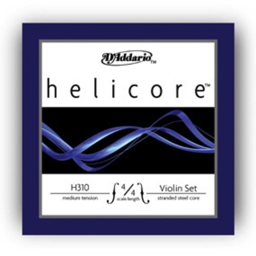D'Addario D'Addario Helicore 4/4 Violin Strings — Medium Tension