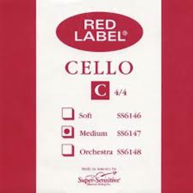 Red Label Cello C 4/4 MD Single String